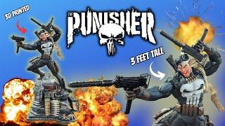 3D Printing and Painting a 3ft PUNISHER statue by Wicked3D