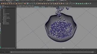 Instance collision Maya mash dynamics Tutorial