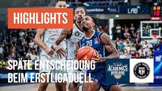 Späte Entscheidung! MLP Academics Heidelberg - Veolia Towers Hamburg - Highlights aus dem BBL Pokal