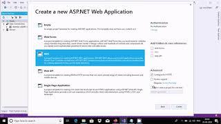 How to Create First ASP.NET MVC Project in Visual Studio 2019