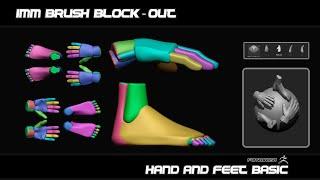 IMM BRUSH - HANDS AND FEETS FOR ZBRUSH