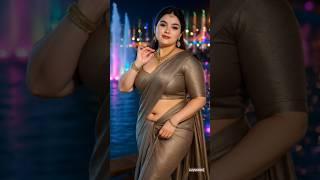 Indian AI Model – Stylish Beauty Girl in Saree #sareefashion