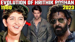 Evolution of Hrithik Roshan (1980-2024) • From "Kaho Na Pyar Hai" to "Krrish 4" | Most Handsome Man