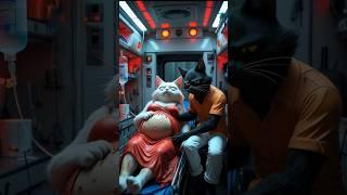 heartbreaking  story of pargenent Cat but only the infant lives #ai #babycat #youtubeshorts #kitten