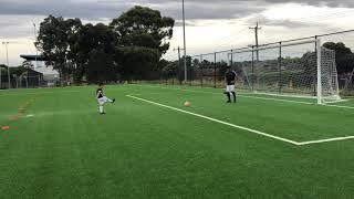 Gabriel G shows you how to do soccer kicks