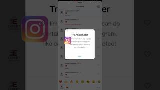 How to fix try again later we restrict certain activity to protect our community  #instagram #shorts