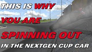 Three Reasons Why You Keep Spinning Out in the NextGen Cup Car