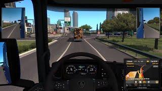 Euro Truck Simulator 2 , Road to the Black Sea DLC , Istanbul ( Turkey ) - Sofia ( Bulgaria ) . 4K .