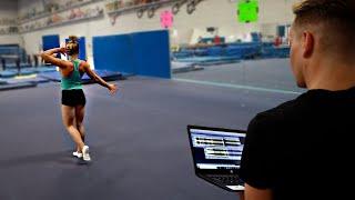 The process of making an Olympic Gymnastics floor routine