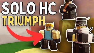 SOLO HARDCORE TRIUMPH WITH ALL 3 PLATTER BROS!!! | @5ouIs, @CrazRex, @DanksPlatter | Roblox TDS