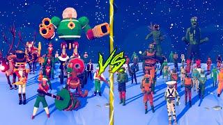 HOLIDAY FACTION vs ZOMBIE ARMY - Totally Accurate Battle Simulator TABS