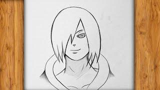 How To Draw Nagato Uzumaki || how to draw anime (EASY DRAWING)