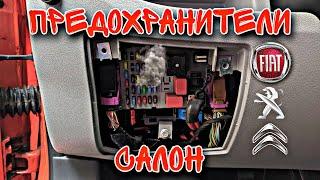 Обозначение предохранителей (салон/сторона водителя) | Ducato Boxer Jumper