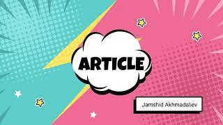 Inglizcha artikllar  English  Article #artikl #article