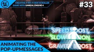 Animated Popup Messages - #33 Creating A SideScroller With Unreal Engine 4