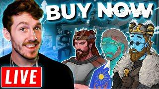 100x NFTs TO BUY NOW!  LIVE TRADING JPEGS & MEME COINS! BONK, JUP, SOL, BTC, WIF! 