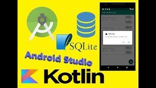 Part1 SQLite Database and RecyclerView in Android Studio by Kotlin