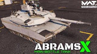 Abrams X First VIP Battlepass Tank Overview And Gameplay || MWT Tank Battle Closed Alpha Test