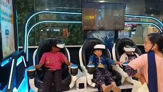 Kids Hilarious Reactions to Scary 9D Horror Cinema Experience