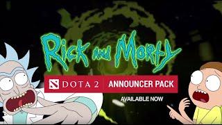 Rick and Morty Announcer Pack for DOTA 2 available now