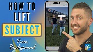 How to Lift Subject From iPhone Photo and Remove Background with Photo App Cutout Feature