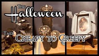 Cheapy To Creepy  Halloween Haul and DIY's #halloween #thrifting #vintage #DIY #moody