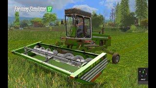 Farming Simulator 2017. Керосиновка. Caмoxoдную кocилкa Fortschritt EЗ0З.