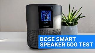 Premium Sound & Verarbeitung mit WLAN, Bluetooth und Sprachassistenten (Bose Smart Speaker 500 Test)