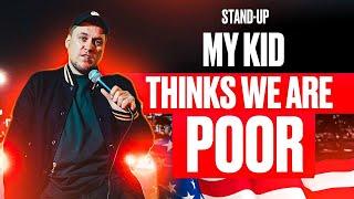 My kid thinks we are poor | Sasha Stand Up Comedy #Sashafromrussia