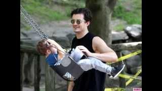 Orlando and Flynn Bloom (and his dog Sidi)