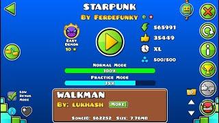 [GD 2.11]"Starpunk" 100% by:Ferdefunky (Easy Demon)