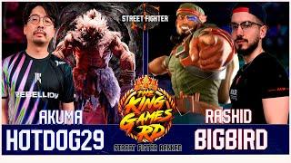 RANKED matches SF6 ▰ hotdog29(AKUMA) VS bigbird (rashid) ▰ High Level Gameplay  streetfighter6