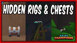 HIDDEN TREASURES & RIGS Locations - Land Of Ants Questline Guide | Anime Champions | Update 3