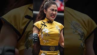  Indigo Kung Fu Girl Slammed – She Takes The Revenge! #kungfu #fight #boxing #ai #trending #shorts