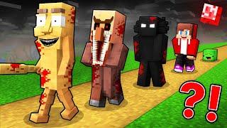 Mikey and JJ Joined Scary World in Minecraft (Maizen)