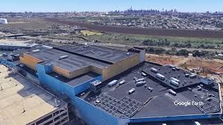 Meadowlands Sports Complex drone - Google Earth Studio