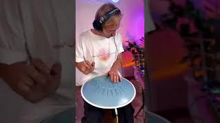 Live looping with steel tongue drum New Wave 15 #tankdrum #kosmosky #newwave #handpan