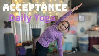 Daily Yoga Flow for strong back & shoulders | Acceptance Flow | All levels Vinyasa for flexibility