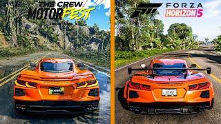 (PS5) The Crew Motorfest VS Forza Horizon 5 (XSX) GRAPHICS COMPARSION PS5 VS XBOX 4K60FPS