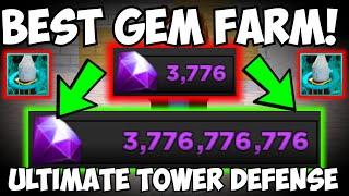 The FASTEST Way to GET GEMS in UTD! No Godlys / Divines Required! (Ultimate Tower Defense)