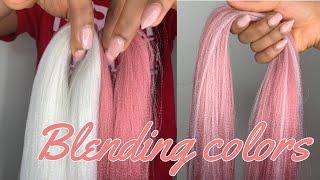 How To Blend Braiding Hair Colors | DIY Ombré | Custom Colors