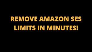 Amazon SES Limits:How to Open Amazon SES Limits(AWS SES 50K Limit)