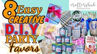 Top 8 Easy Creative DIY Party Favors, Souvenirs & Giveaways