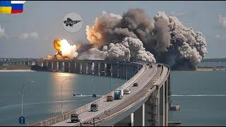 1 MINUTES AGO! Slovakian F-16 Drops 30,000 Tons of Bombs on Crimean Bridge