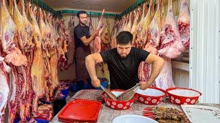 Uzbekistan’s VIP Kebab Spot: Taste the MASSIVE Lamb Kebabs Loved by the Rich