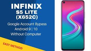 Infinix S5 Lite Google Account  Bypass | Infinix X652c FRP Bypass without computer