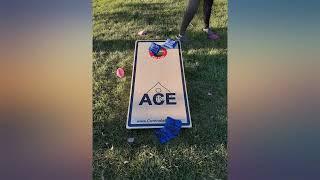 Professional Cornhole Board Set - ACE Pro Bag Manufacturer - Made of Baltic Birch, review