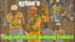 Mohammad Azharuddin Stylish 94 vs Australia 1996 Titan Cup | Azhar's Fabulous Match Winning Knock!!