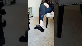 Low Cut Black Ballet Flats