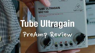 Behringer Tube Ultragain MIC 100 (Microphone Preamp Review)